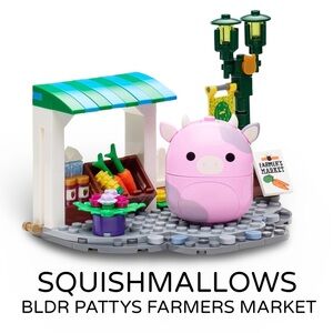 BLDR Squishmallows Patty's Farmers Market Building Set